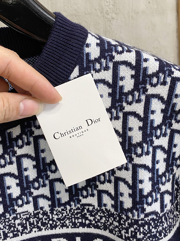 最高級ディオールスーパーコピー Dior リバーシブル ラウンドネックセーター ネイビー 2525080 クリスチャンディオール 洋服 - 画像 (5)