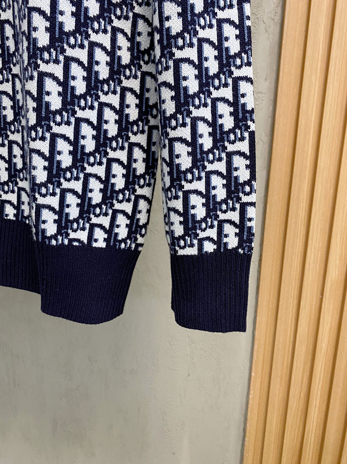 最高級ディオールスーパーコピー Dior リバーシブル ラウンドネックセーター ネイビー 2525080 クリスチャンディオール 洋服 - 画像 (4)