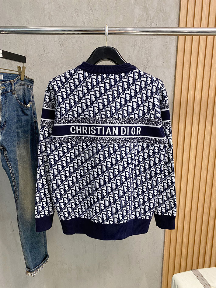 最高級ディオールスーパーコピー Dior リバーシブル ラウンドネックセーター ネイビー 2525080 クリスチャンディオール 洋服 - 画像 (3)