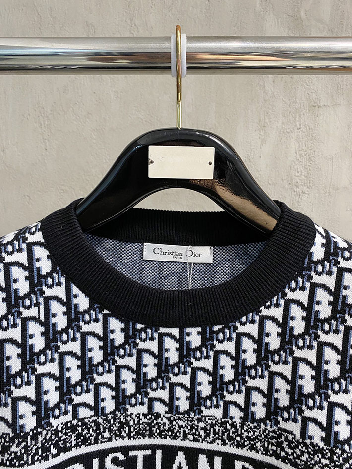 最高級ディオールスーパーコピー Dior リバーシブル ラウンドネックセーター ブラック 2525081 クリスチャンディオール 洋服 - 画像 (9)