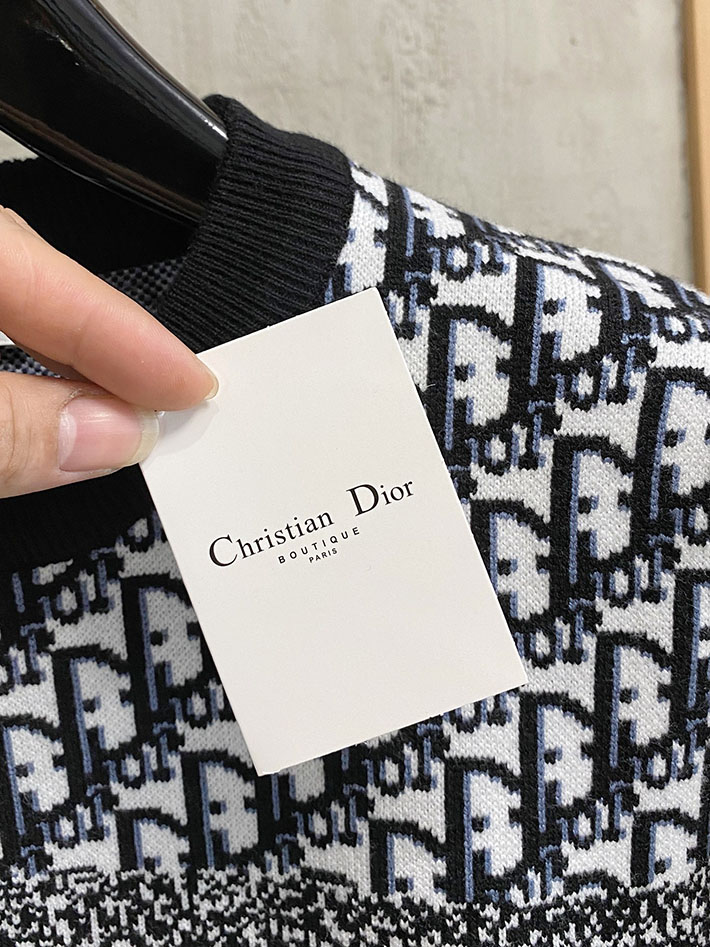 最高級ディオールスーパーコピー Dior リバーシブル ラウンドネックセーター ブラック 2525081 クリスチャンディオール 洋服 - 画像 (5)