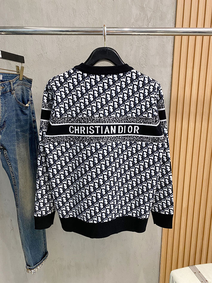 最高級ディオールスーパーコピー Dior リバーシブル ラウンドネックセーター ブラック 2525081 クリスチャンディオール 洋服 - 画像 (3)