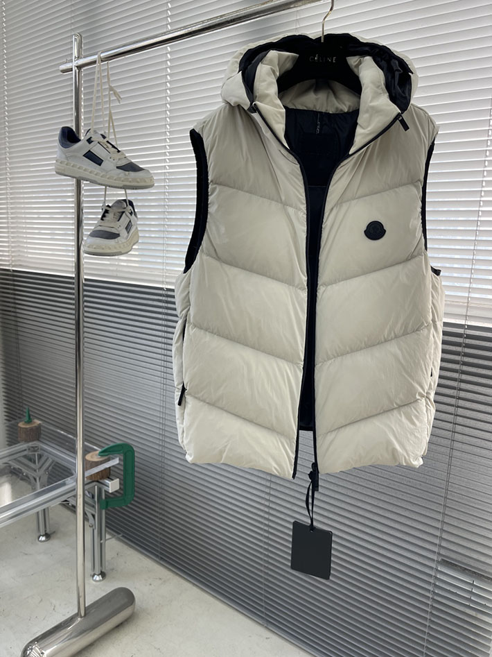 最高級モンクレールスーパーコピー Moncler ゲルサック ダイアゴナルキルティングジレ ホワイト 2525083 モンクレール ダウン 値段 - 画像 (8)