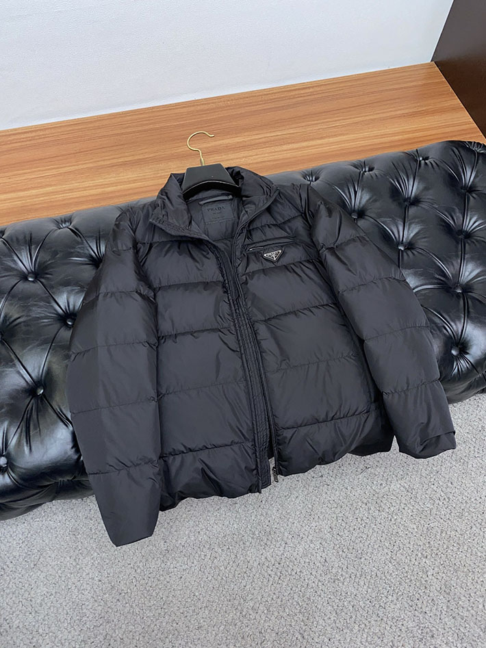 最高級プラダスーパーコピー PRADA メンズ ダウンジャケット・コート Nylon down jacket ブラック 2525110 プラダ ダウン アウトレット - 画像 (5)