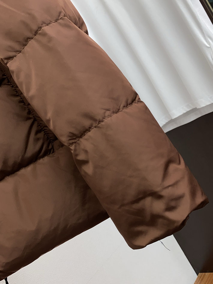 最高級プラダスーパーコピー PRADA メンズ ダウンジャケット・コート Nylon down jacket ブラウン 2525111 プラダ ダウン アウトレット - 画像 (6)