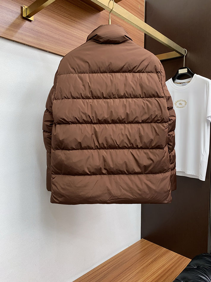 最高級プラダスーパーコピー PRADA メンズ ダウンジャケット・コート Nylon down jacket ブラウン 2525111 プラダ ダウン アウトレット - 画像 (2)