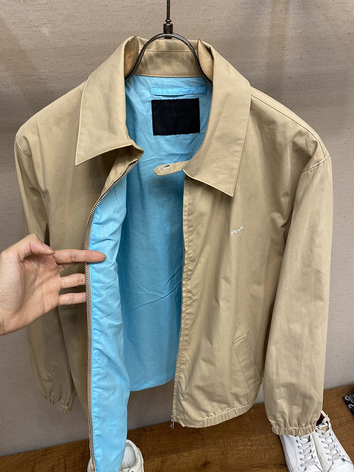 最高級プラダスーパーコピー PRADA RVCA ルーカメンズ JACKET ジャケット ベージュ 2525116 プラダ ジャケット アウトレット - 画像 (2)