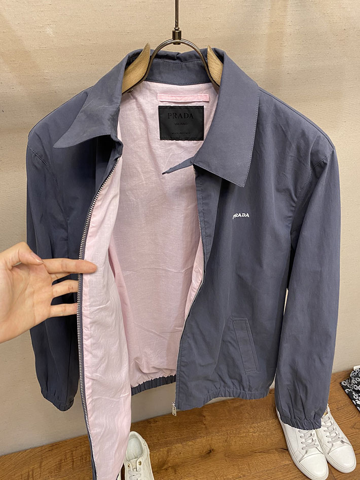 最高級プラダスーパーコピー PRADA RVCA ルーカメンズ JACKET ジャケット ネイビー 2525118 プラダ ジャケット アウトレット - 画像 (2)