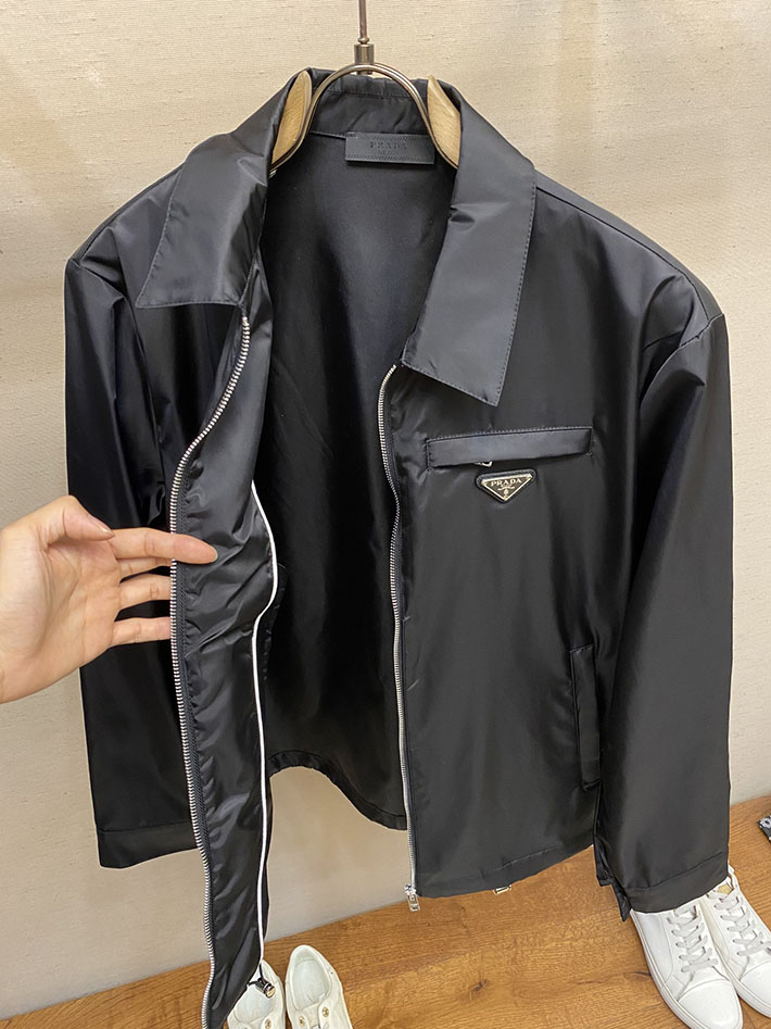 最高級プラダスーパーコピー PRADA RVCA ルーカメンズ JACKET ジャケット ブラック 2525119 プラダ ジャケット アウトレット - 画像 (2)