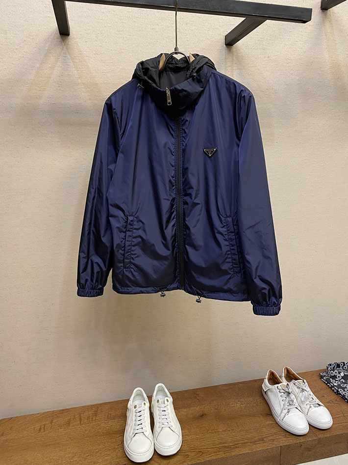 最高級プラダスーパーコピー PRADA Re-Nylon Reversible Jacket ジャケット ブラック 2525120 プラダ ジャケット アウトレット - 画像 (12)