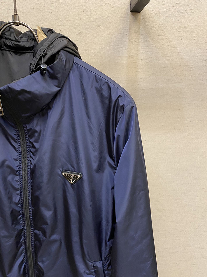 最高級プラダスーパーコピー PRADA Re-Nylon Reversible Jacket ジャケット ブラック 2525120 プラダ ジャケット アウトレット - 画像 (9)