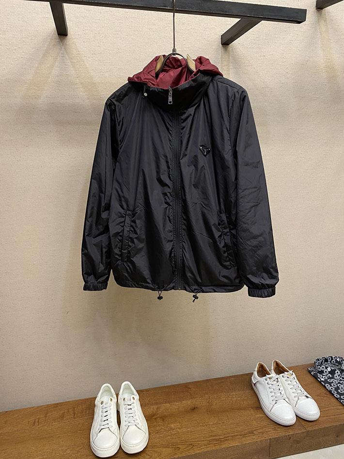 最高級プラダスーパーコピー PRADA Re-Nylon Reversible Jacket ジャケット レッド 2525121 プラダ ジャケット アウトレット - 画像 (10)