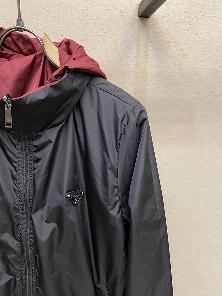 最高級プラダスーパーコピー PRADA Re-Nylon Reversible Jacket ジャケット レッド 2525121 プラダ ジャケット アウトレット - 画像 (7)