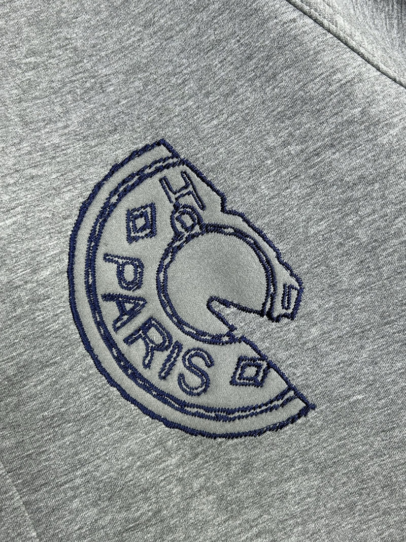 最高級エルメススーパーコピー服 HERMES テディブルゾン パッチ ”クルー・ド・セル” グリクレール 2526130 エルメス テディブルゾン - 画像 (2)
