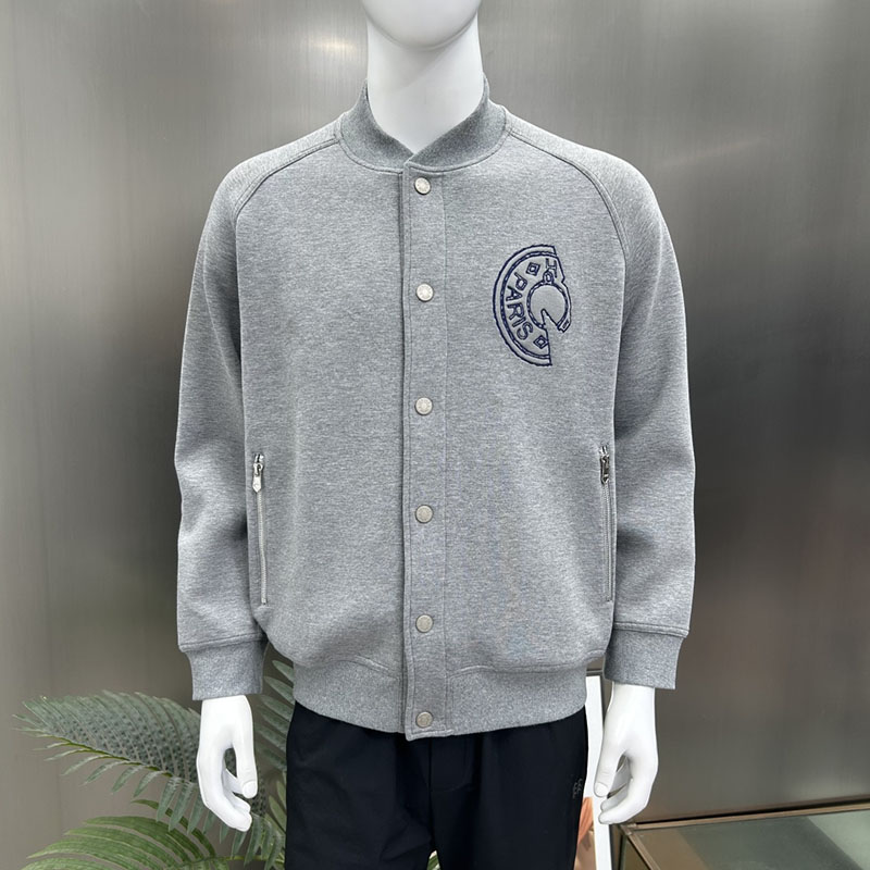 最高級エルメススーパーコピー服 HERMES テディブルゾン パッチ ”クルー・ド・セル” グリクレール 2526130 エルメス テディブルゾン - 画像 (11)