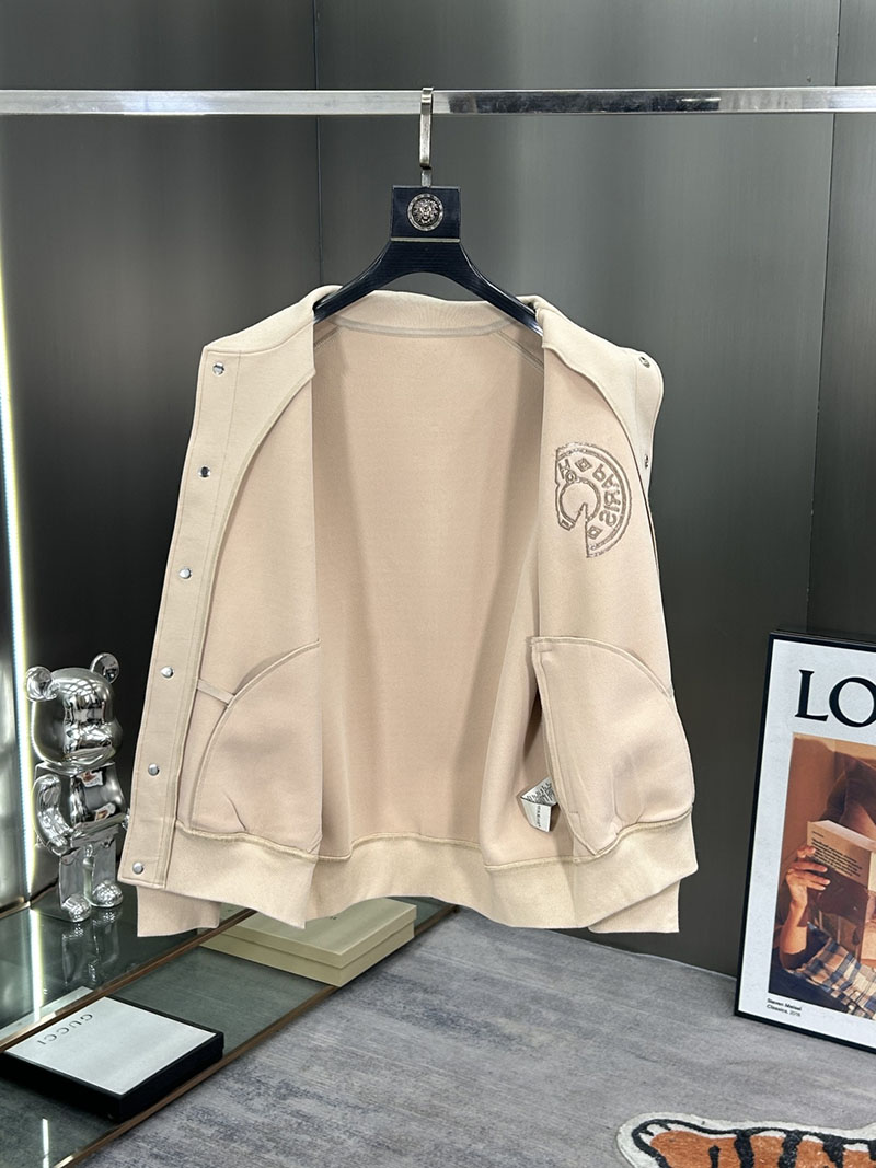 最高級エルメススーパーコピー服 HERMES テディブルゾン パッチ ”クルー・ド・セル” グリクレール 2526131 エルメス コート 新作 - 画像 (6)