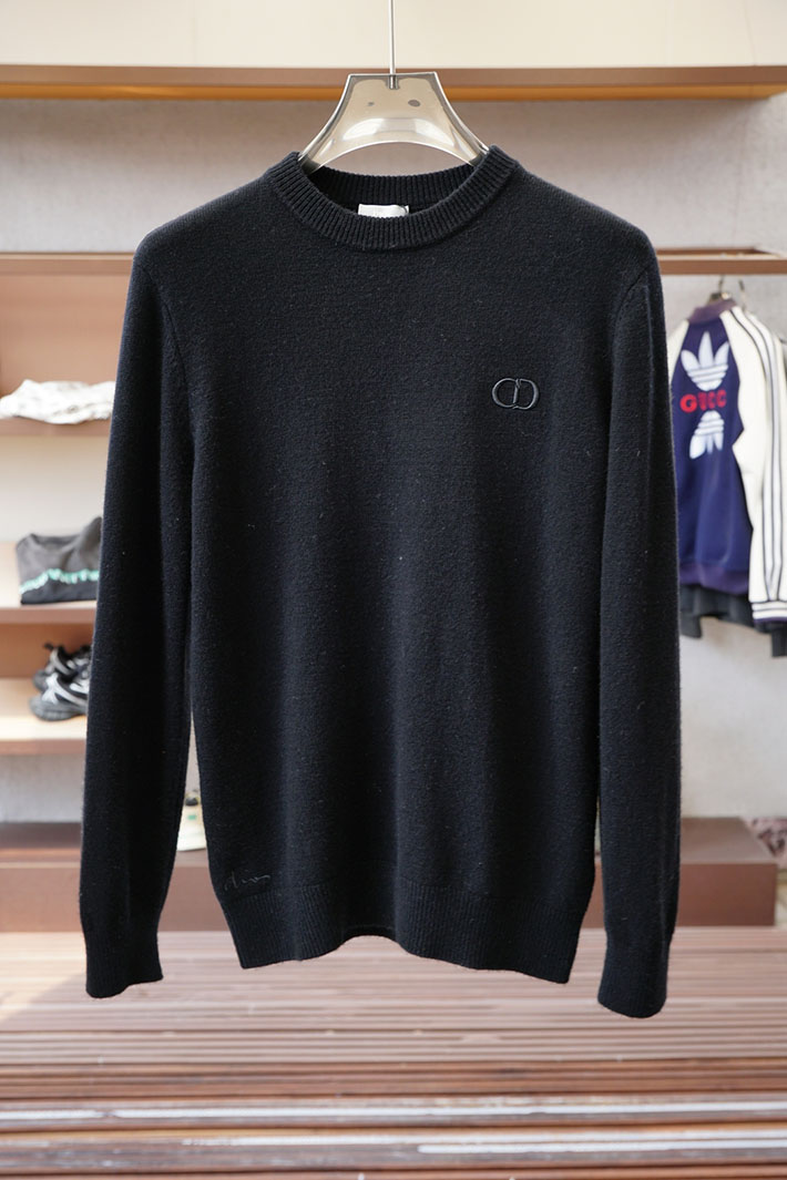 最高級ディオールスーパーコピー Dior CD Icon セーター バージンウール プントミラノニット ブラック 2525133 ディオール ニット 長袖 - 画像 (9)