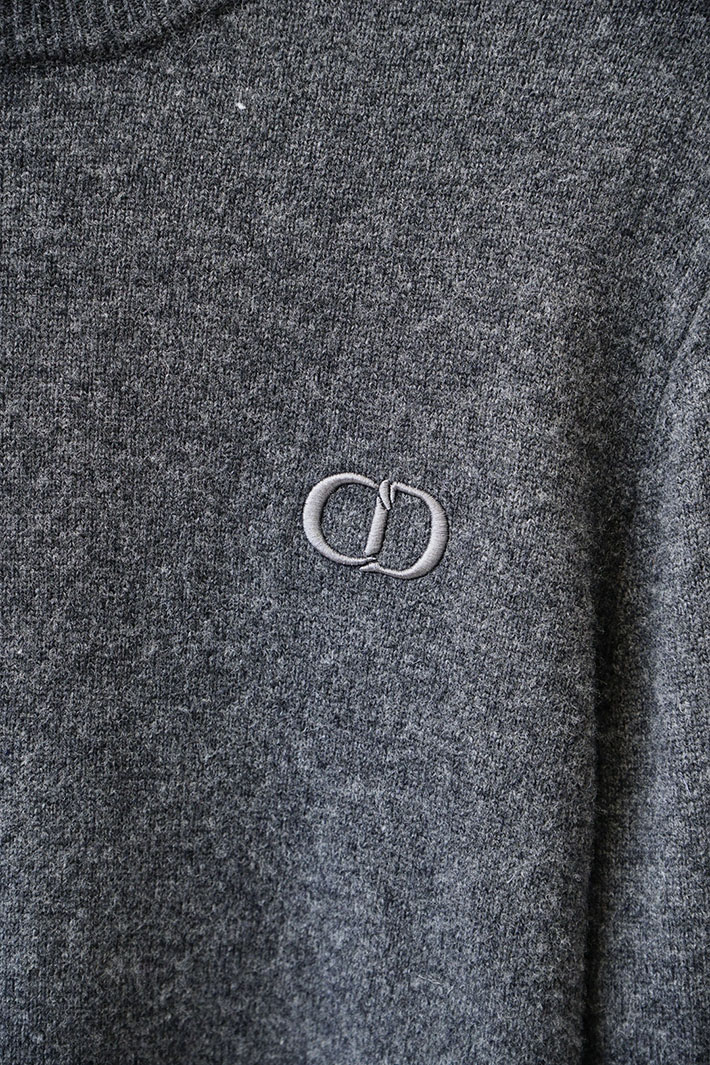 最高級ディオールスーパーコピー Dior CD Icon セーター バージンウール プントミラノニット ブラック 2525133 ディオール ニット 長袖 - 画像 (4)