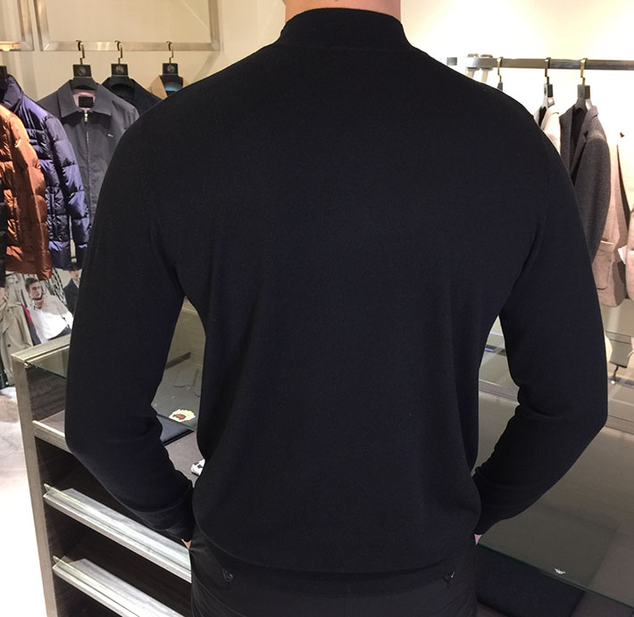 最高級ゼニアスーパーコピー ZEGNA メンズ ニット・セーター・カーディガン ブラック 2525154 冬 ニット メンズ ブランド - 画像 (8)