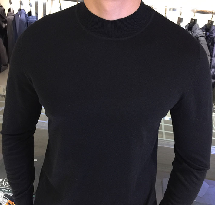 最高級ゼニアスーパーコピー ZEGNA メンズ ニット・セーター・カーディガン ブラック 2525154 冬 ニット メンズ ブランド - 画像 (7)
