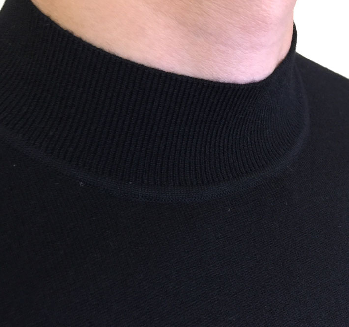 最高級ゼニアスーパーコピー ZEGNA メンズ ニット・セーター・カーディガン ブラック 2525154 冬 ニット メンズ ブランド - 画像 (4)