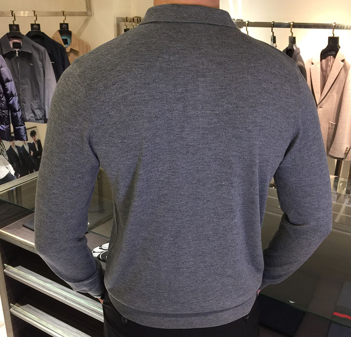 最高級ゼニアスーパーコピー ZEGNA メンズ ニット&セーター アウター Sweaters Grey グレー 2525162 ポロシャツ 流行り 2025 メンズ - 画像 (8)