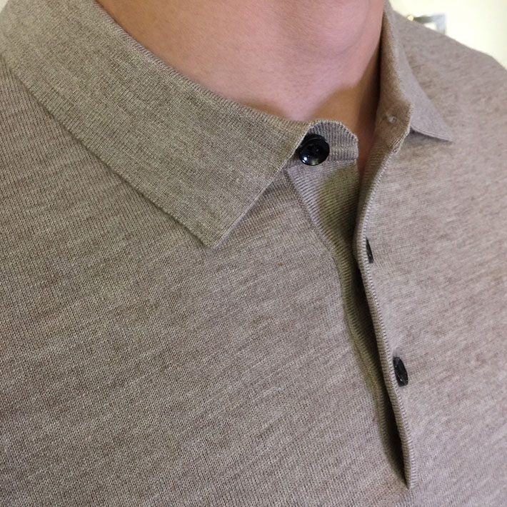 最高級ゼニアスーパーコピー ZEGNA メンズ ニット&セーター アウター Sweaters Grey グレー 2525164 ポロシャツ メンズ コーデ 40 代 - 画像 (4)