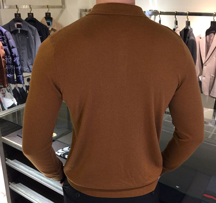 最高級ゼニアスーパーコピー ZEGNA メンズ ニット&セーター アウター Sweaters Grey ブラウン 2525165 ポロシャツ メンズ コーデ 40 代 - 画像 (8)