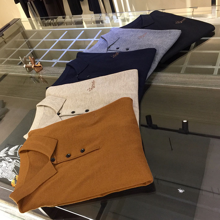 最高級ゼニアスーパーコピー ZEGNA メンズ ニット&セーター アウター Sweaters Grey ブラウン 2525165 ポロシャツ メンズ コーデ 40 代 - 画像 (2)