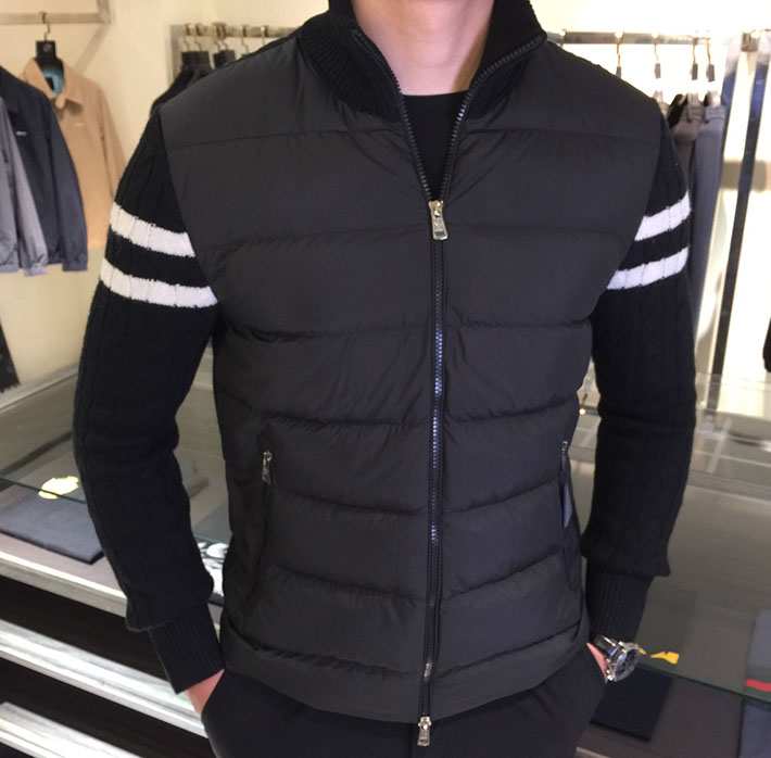 最高級モンクレールスーパーコピー Moncler ニットダウンジャケット メンズ ブランド 高級 ブラック 2525173 ジャケット 流行り メンズ - 画像 (9)