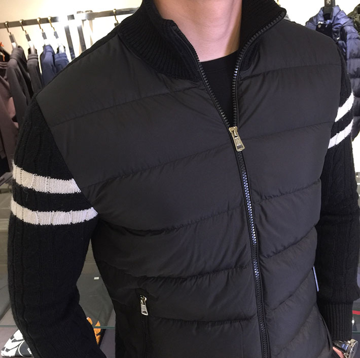 最高級モンクレールスーパーコピー Moncler ニットダウンジャケット メンズ ブランド 高級 ブラック 2525173 ジャケット 流行り メンズ - 画像 (4)