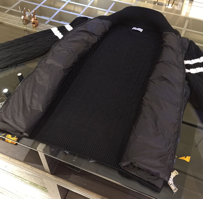 最高級モンクレールスーパーコピー Moncler ニットダウンジャケット メンズ ブランド 高級 ブラック 2525173 ジャケット 流行り メンズ - 画像 (2)