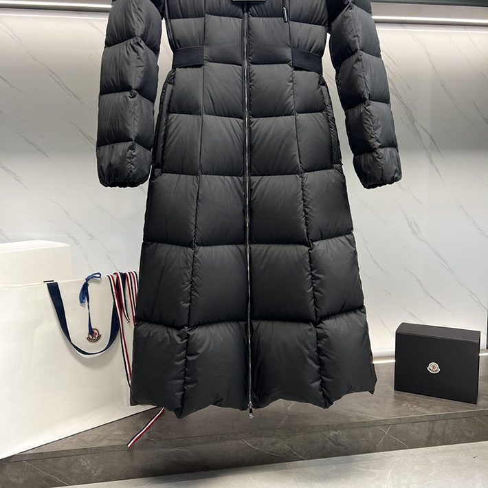 最高級モンクレールスーパーコピー Moncler CAILLE Long Coat ダウンコート フード付き ブラック 2525195 モンクレール ロングダウン レディース - 画像 (7)