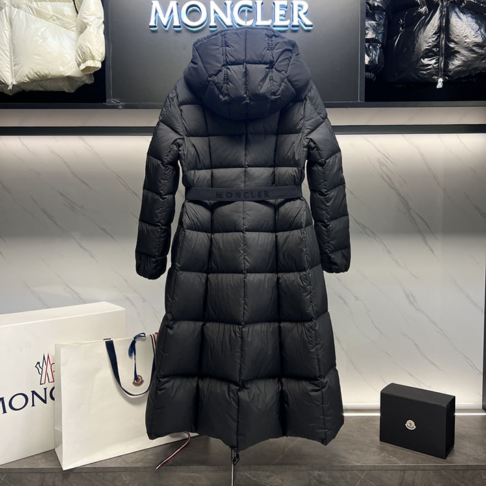最高級モンクレールスーパーコピー Moncler CAILLE Long Coat ダウンコート フード付き ブラック 2525195 モンクレール ロングダウン レディース - 画像 (3)
