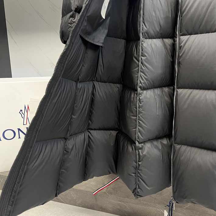 最高級モンクレールスーパーコピー Moncler CAILLE Long Coat ダウンコート フード付き ブラック 2525195 モンクレール ロングダウン レディース - 画像 (2)