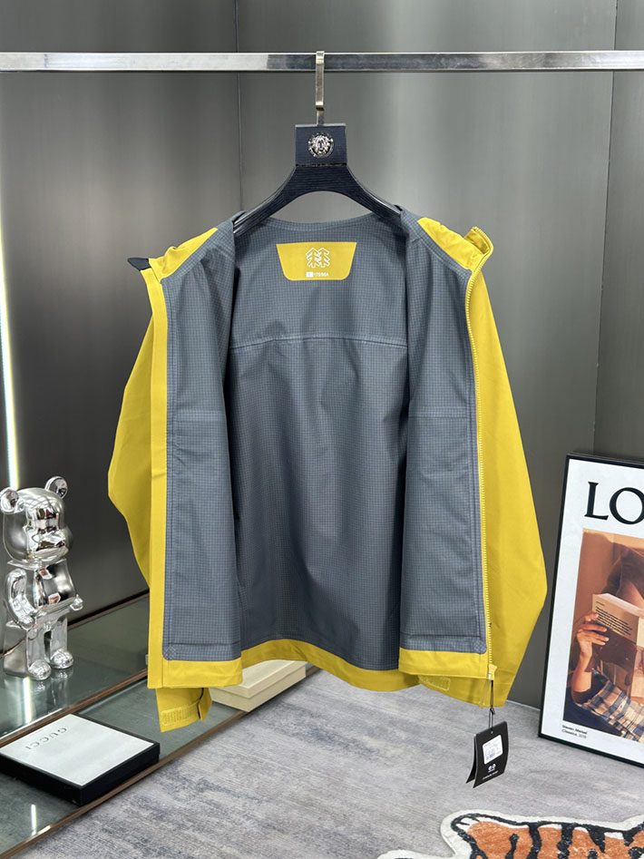 最高級アークテリクススーパーコピー Atom SL Hoody ソフトシェルジャケット フリースパーカー イエロー 2525227 アークテリクス フリース メンズ - 画像 (3)