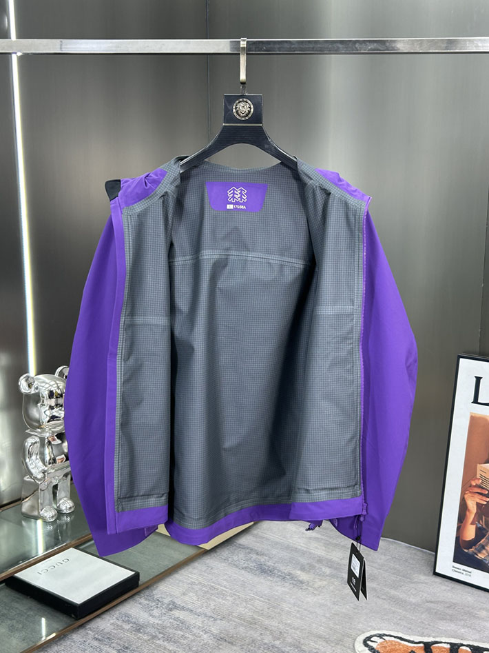 最高級アークテリクススーパーコピー Atom SL Hoody ソフトシェルジャケット フリースパーカー バイオレット 2525228 アークテリクス フリース メンズ - 画像 (3)