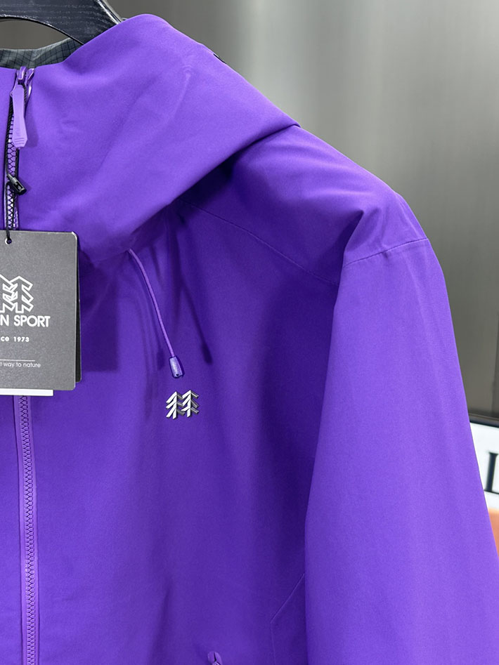 最高級アークテリクススーパーコピー Atom SL Hoody ソフトシェルジャケット フリースパーカー バイオレット 2525228 アークテリクス フリース メンズ - 画像 (6)