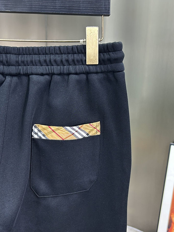 最高級バーバリースーパーコピー BURBERRY ロングパンツ メンズ ボトムス スウェット ロゴプリント ブラック 2525240 バーバリー パンツ メンズ - 画像 (5)