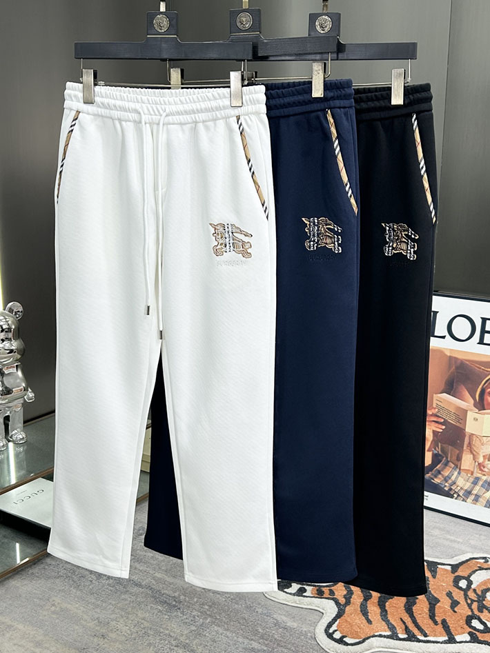 最高級バーバリースーパーコピー BURBERRY ロングパンツ メンズ ボトムス スウェット ロゴプリント ブラック 2525240 バーバリー パンツ メンズ - 画像 (12)