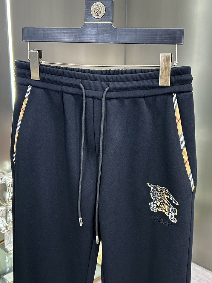 最高級バーバリースーパーコピー BURBERRY ロングパンツ メンズ ボトムス スウェット ロゴプリント ブラック 2525240 バーバリー パンツ メンズ - 画像 (6)