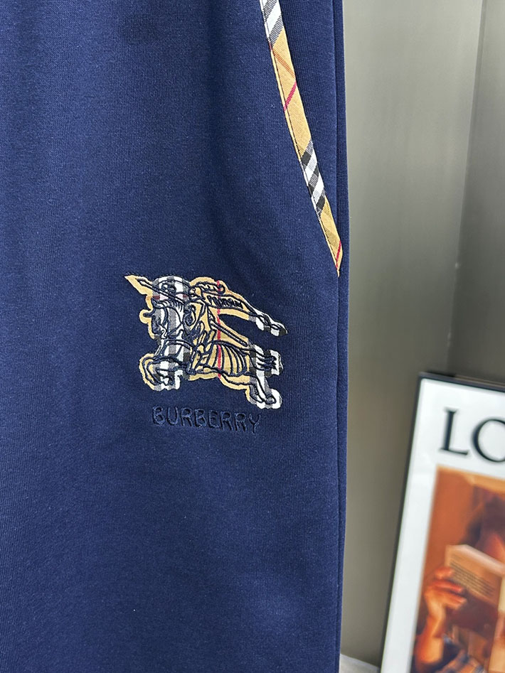 最高級バーバリースーパーコピー BURBERRY ロングパンツ メンズ ボトムス スウェット ロゴプリント ブルー 2525241 バーバリー パンツ メンズ - 画像 (8)