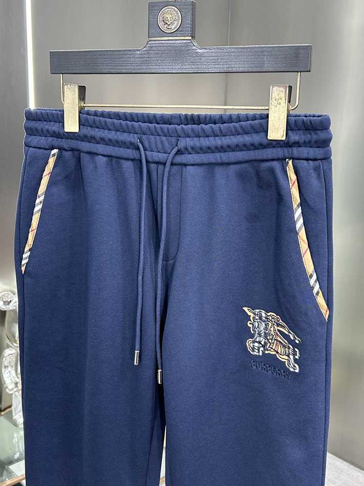 最高級バーバリースーパーコピー BURBERRY ロングパンツ メンズ ボトムス スウェット ロゴプリント ブルー 2525241 バーバリー パンツ メンズ - 画像 (6)