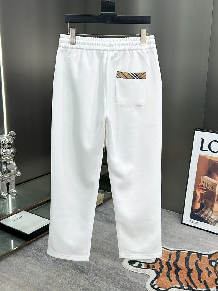 最高級バーバリースーパーコピー BURBERRY ロングパンツ メンズ ボトムス スウェット ロゴプリント ホワイト 2525242 バーバリー パンツ メンズ - 画像 (13)