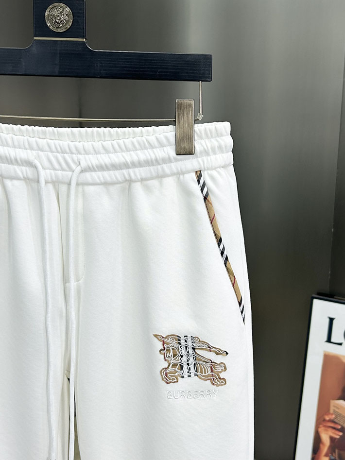 最高級バーバリースーパーコピー BURBERRY ロングパンツ メンズ ボトムス スウェット ロゴプリント ホワイト 2525242 バーバリー パンツ メンズ - 画像 (11)