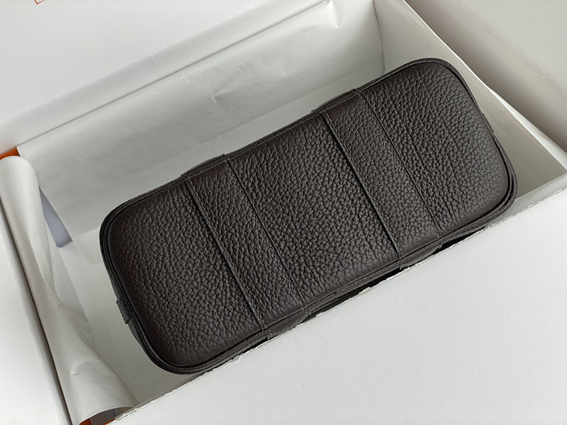エルメス トートバッグ 革 HERMES ネオ・ガーデン 23 エベンヌ ネゴンダ/トワルアッシュ シルバー金具 2526244 トートバッグ レディース 人気 50代 - 画像 (8)