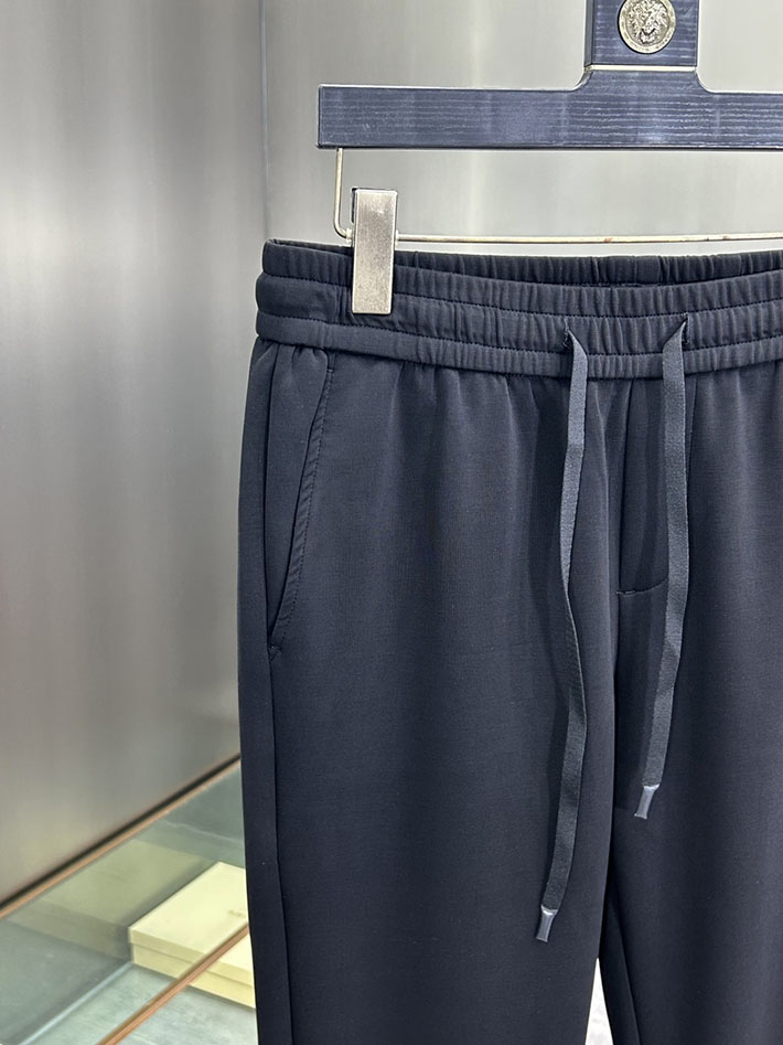 最高級プラダスーパーコピー PRADA トライアングルプレートシルク混トラックロングパンツ ブラック 2525253 プラダ パンツ メンズ - 画像 (9)