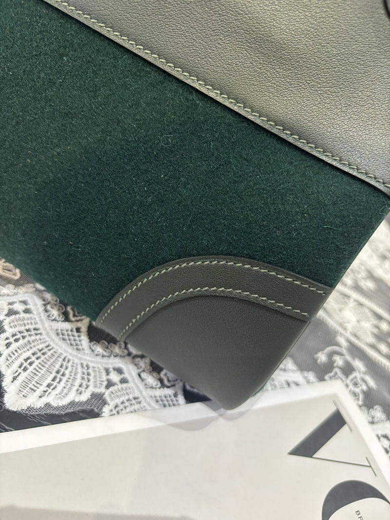 エルメス HERMES バーキン25 ゴーチーム マラカイト スイフト/フェルト シルバー金具 2526253 バーキン25 ゴーチーム - 画像 (4)