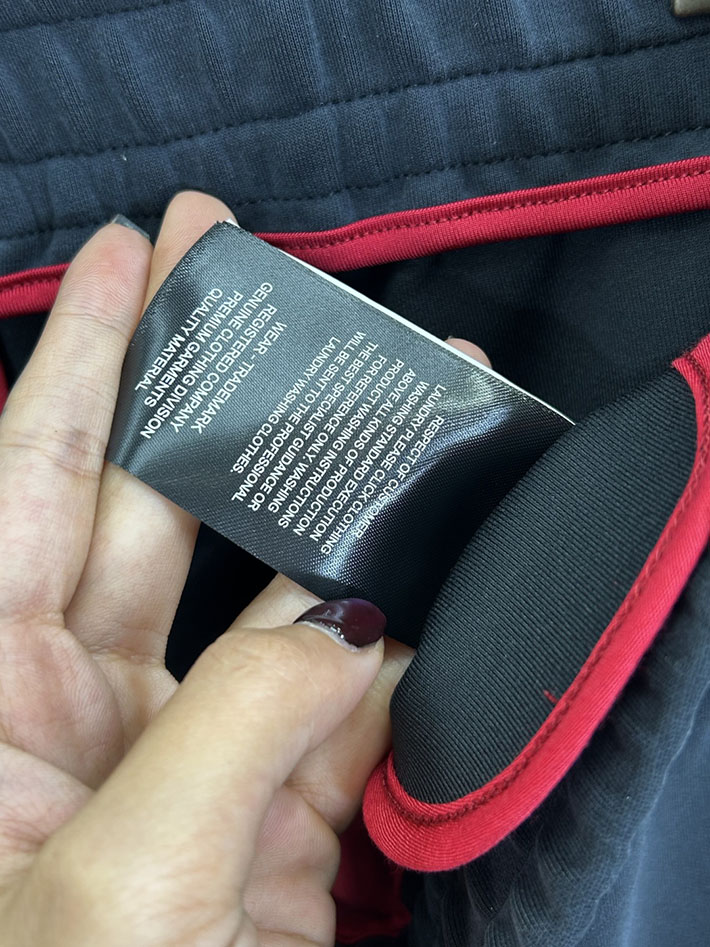 最高級プラダスーパーコピー PRADA トライアングルプレートシルク混トラックロングパンツ ネイビー 2525254 プラダ パンツ メンズ - 画像 (2)