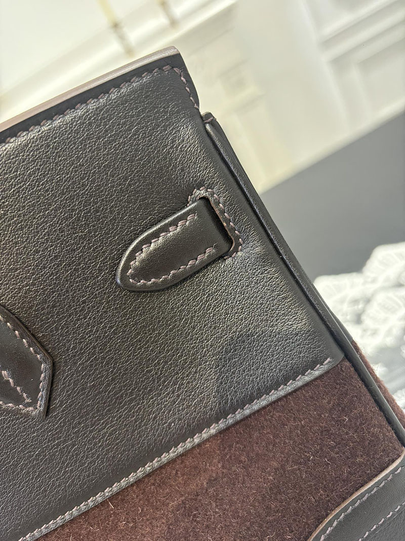 エルメス HERMES バーキン25 ゴーチーム ブルーインディゴ スイフト/フェルト シルバー金具 2526254 バーキン25 ゴーチーム - 画像 (7)